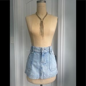 American Eagle women jeans skirt size 8
